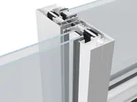 WG 100 Slimline 4-Teiliges Fassadenelement