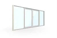 WG 100 Slimline 4-Teiliges Fassadenelement