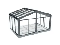 Wintergarten Aluminium Satteldach – Ungedämmt
