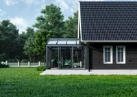 Wintergarten Aluminium Satteldach – Ungedämmt