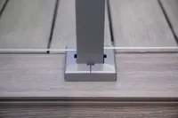 Aluminum - Pfostenfußabdeckung