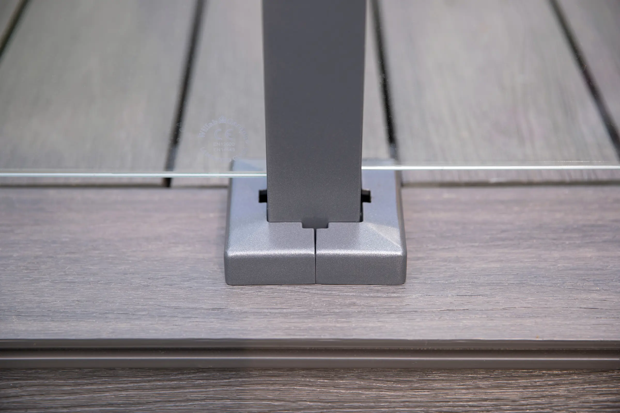 Aluminum - Pfostenfußabdeckung