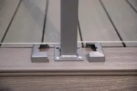 Aluminum - Pfostenfußabdeckung