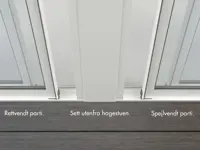 WG 40 3-Teiliges Schiebefensterelement