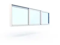 WG 82 3-Teiliges Schiebefenster